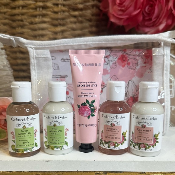Crabtree & Evelyn Other - Crabtree Evelyn ROSE WATER SWEET ALMOND OIL lotion shower gel moisturizer gift